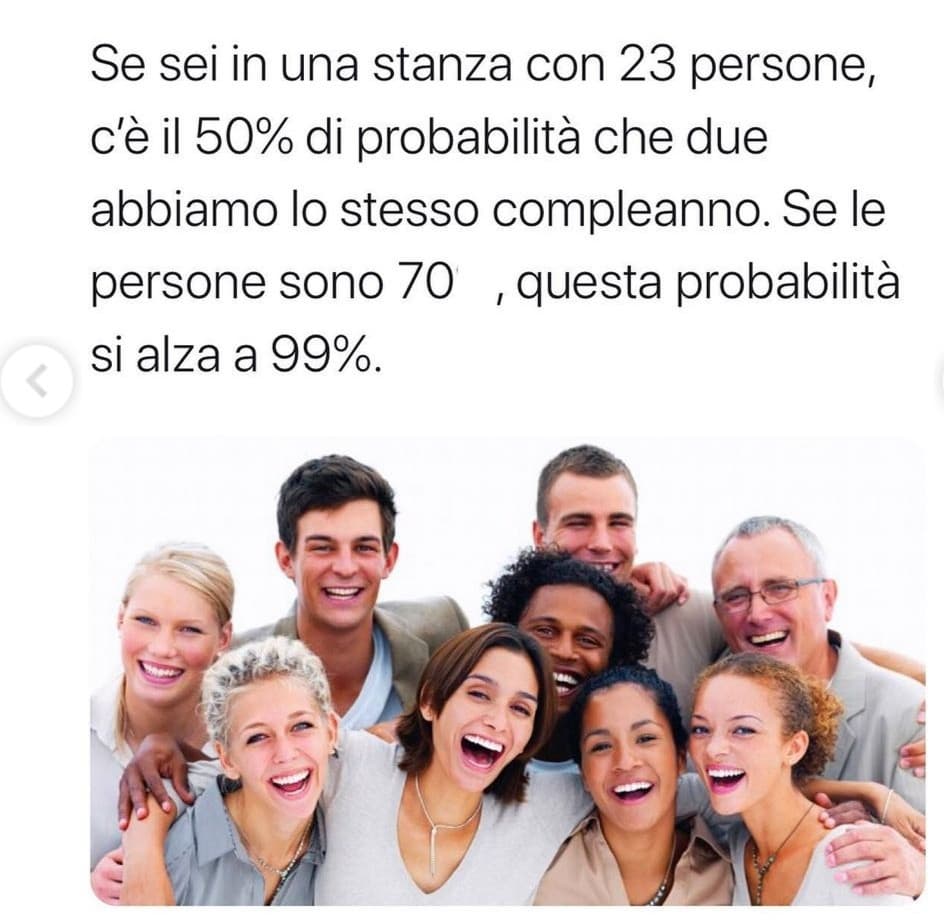 Nella mia classe siamo esattamente 23... 