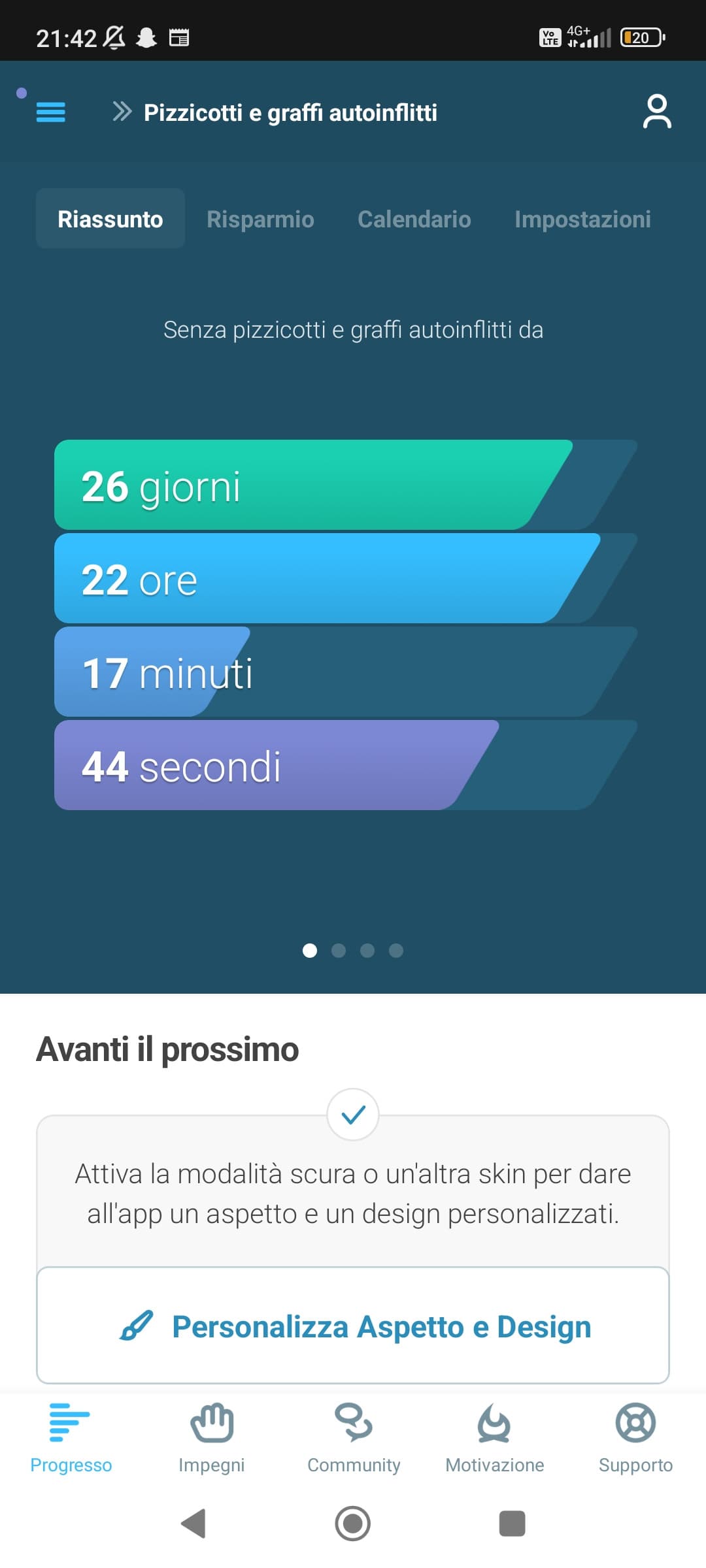 Credo che appena inizia la scuola resetterò in continuo, più si avvicina l'inizio più ho l'istinto