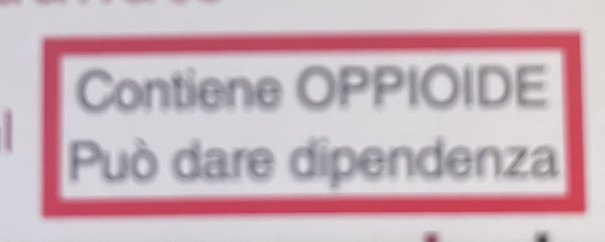 Ho molta tosse per via del covid. È il medico mi ha prescritto delle gocce da prendere se dovessi peggiorare. Quel “può creare dipendenza” non mi convince 