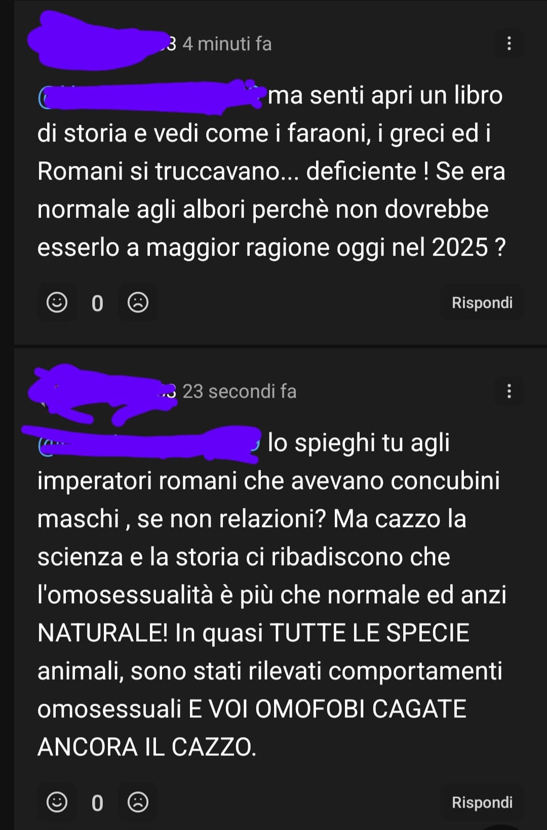Ribadendo agli omofobi la loro ignoranza