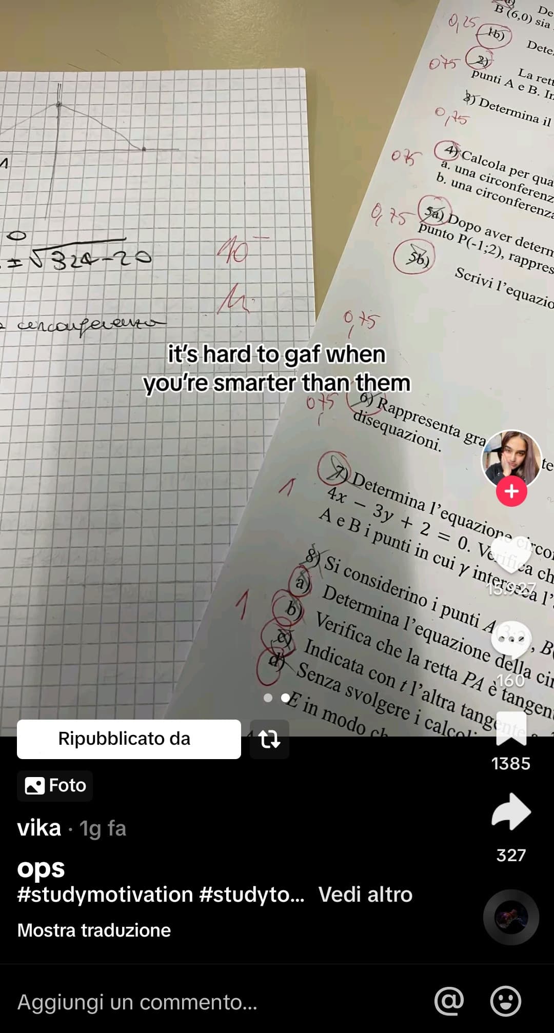 che fastidio la gente che se la tira perché va bene a scuola e pensa di essere più intelligente