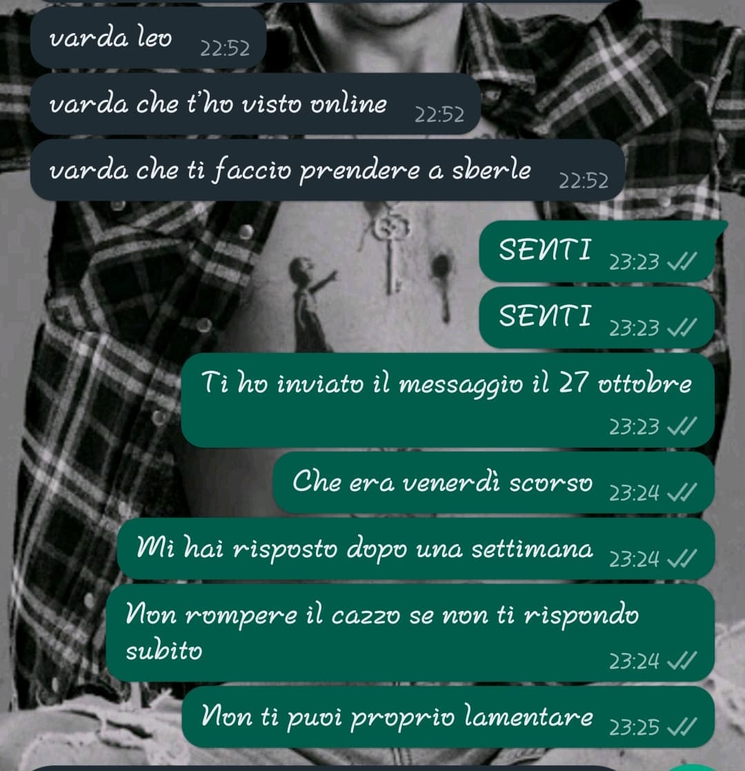 Mi pare il minimo