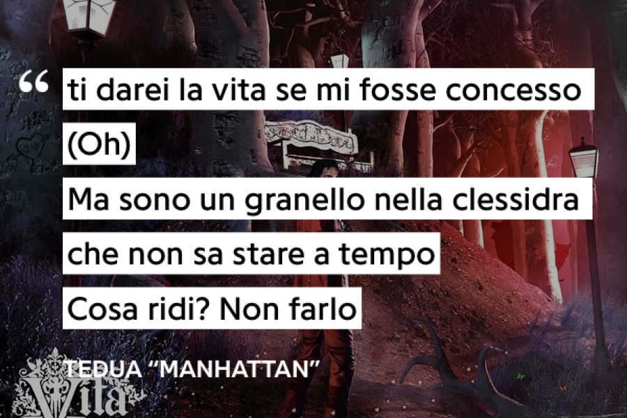 "Ti darei la mia vita se mi fosse concesso"