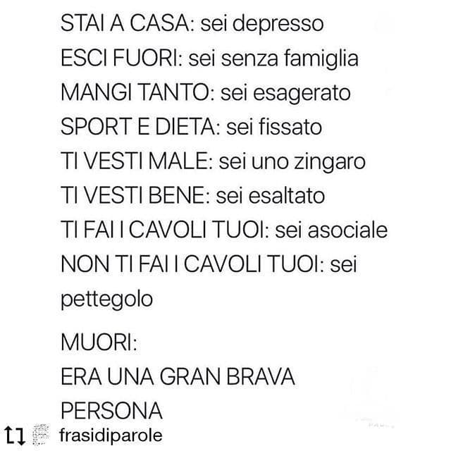 Cosa pensano le persone