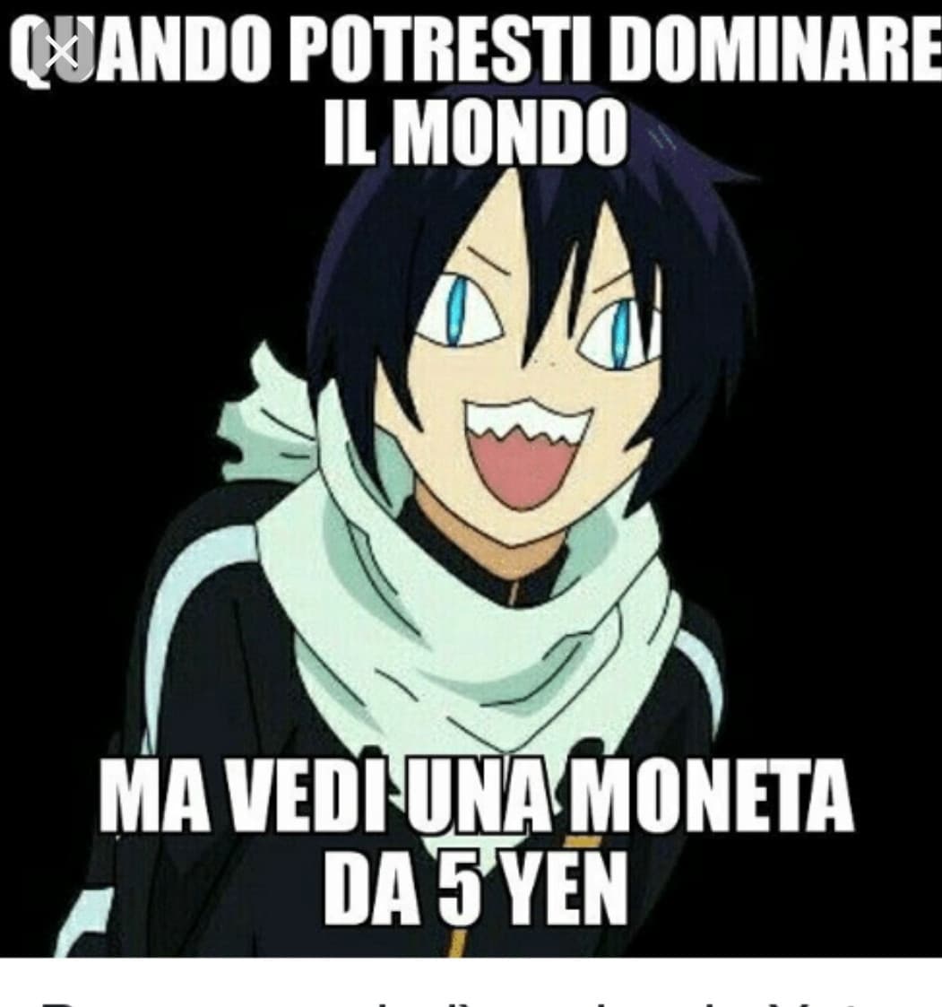 Mi piace molto noragami a me ?