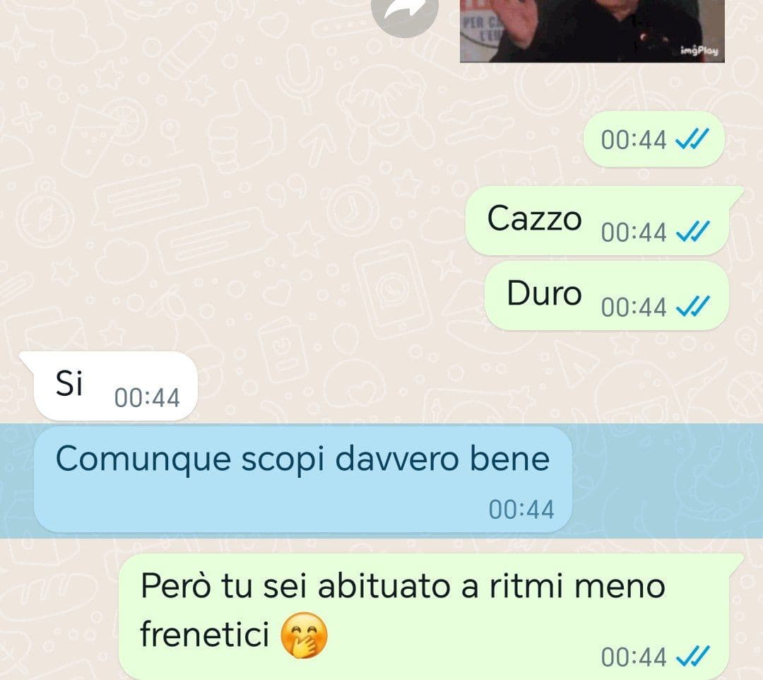 I complimenti, quelli belli