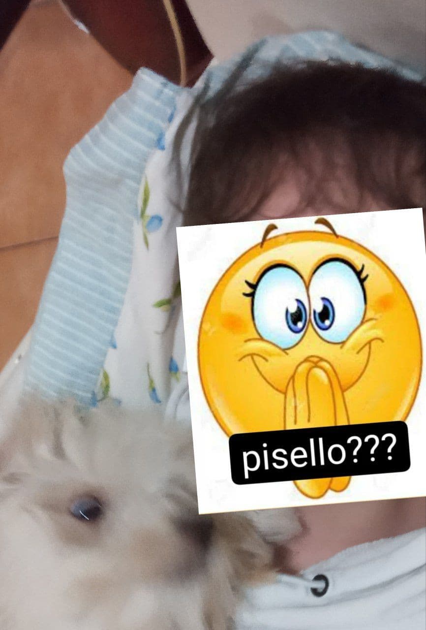 selfie con la pischella (sto lentamente diventando pelato e la cosa mi distrugge e mi logora)