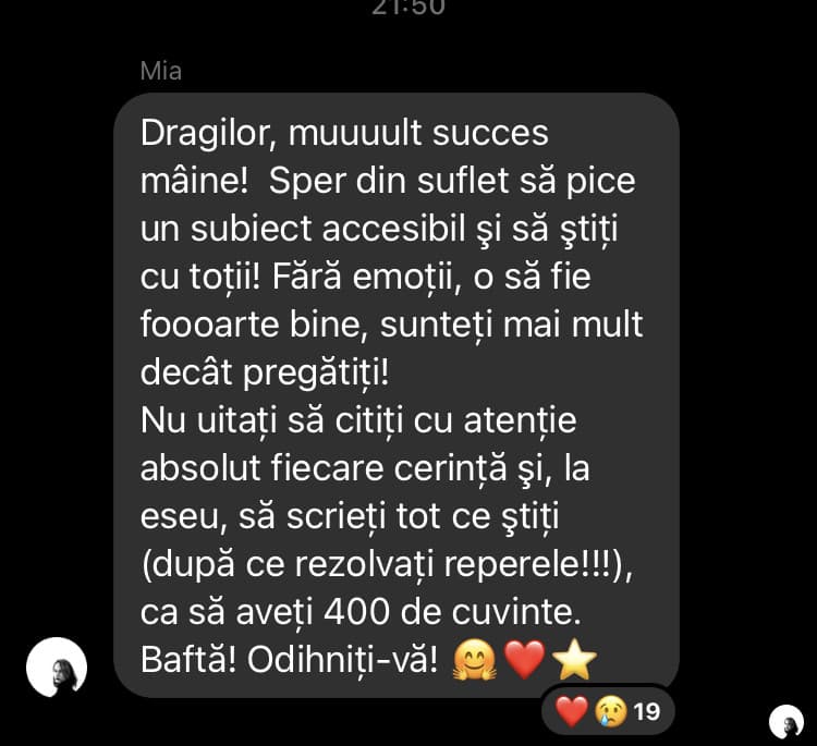 Guardate cosa ci ha scritto la nostra prof sono così in ansia 