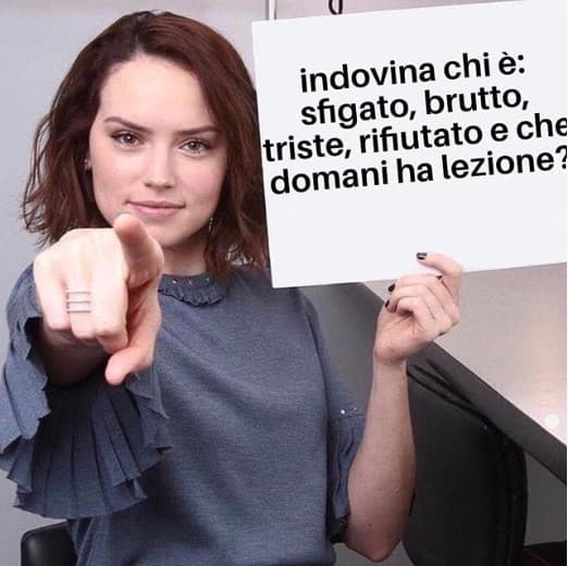 oh mio dio sta parlando di me