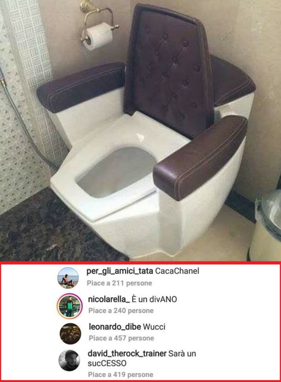 Il nuovissimo wc! Da provare!?