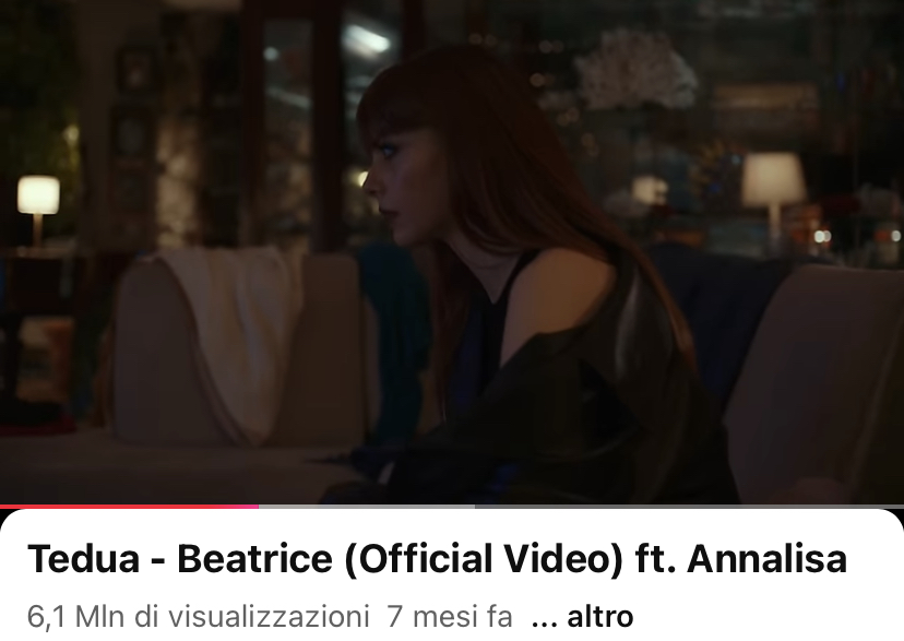 Beatrice - Tedua feat. Annalisa 