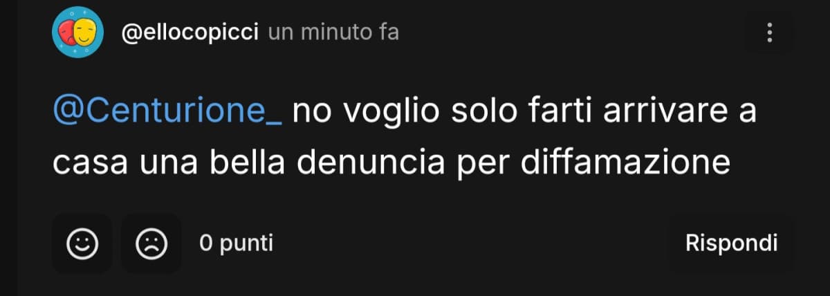 signori, quì mi vogliono denunciare per diffamazione su un sito anonimo. attenzione