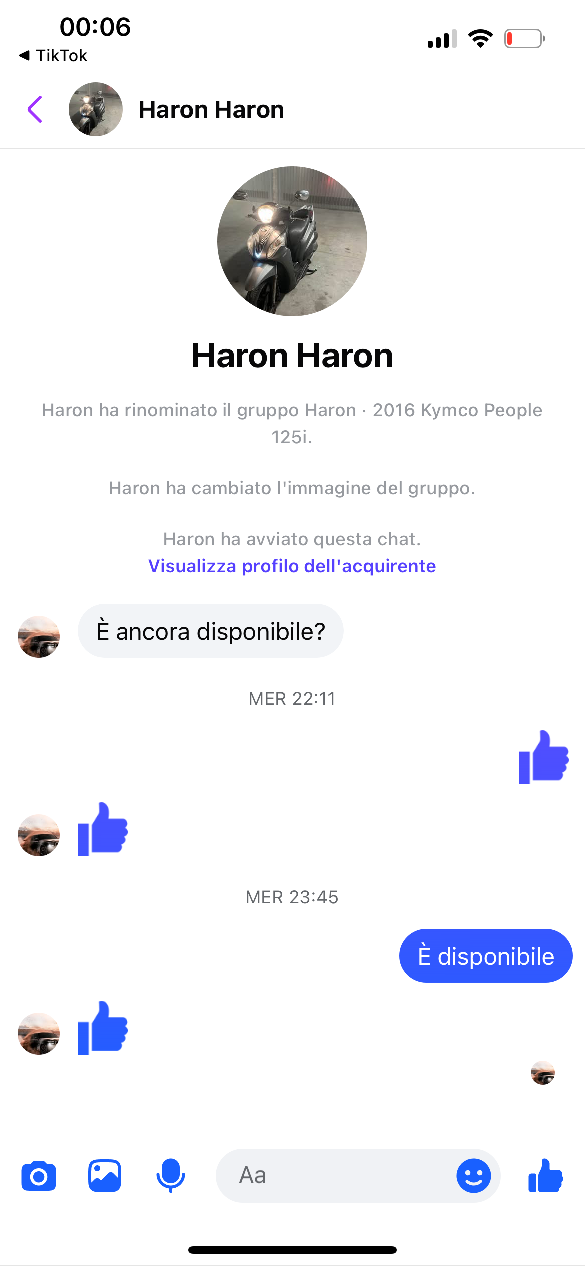 Utente medio di Facebook marketplace