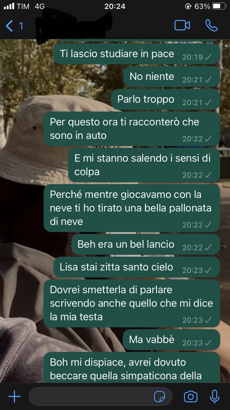 Vi esco alcuni dei miei problemi mentali