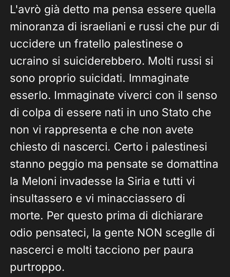 Pensate SEMPRE prima di sputare odio, domattina potrebbe accadervi lo stesso.