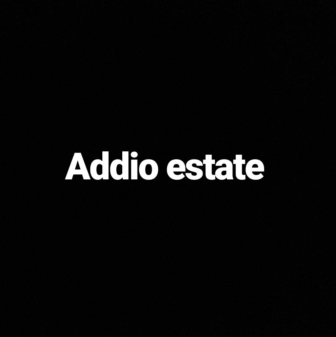 Addio addio amici addio