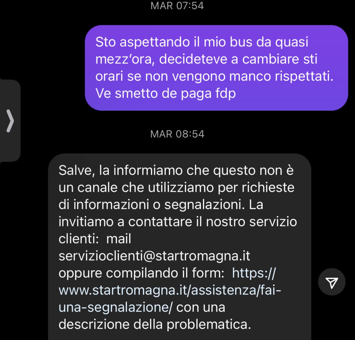 No nnt raga però start romagna deve solo esplodere. Chat business di sta minchia LADRI 