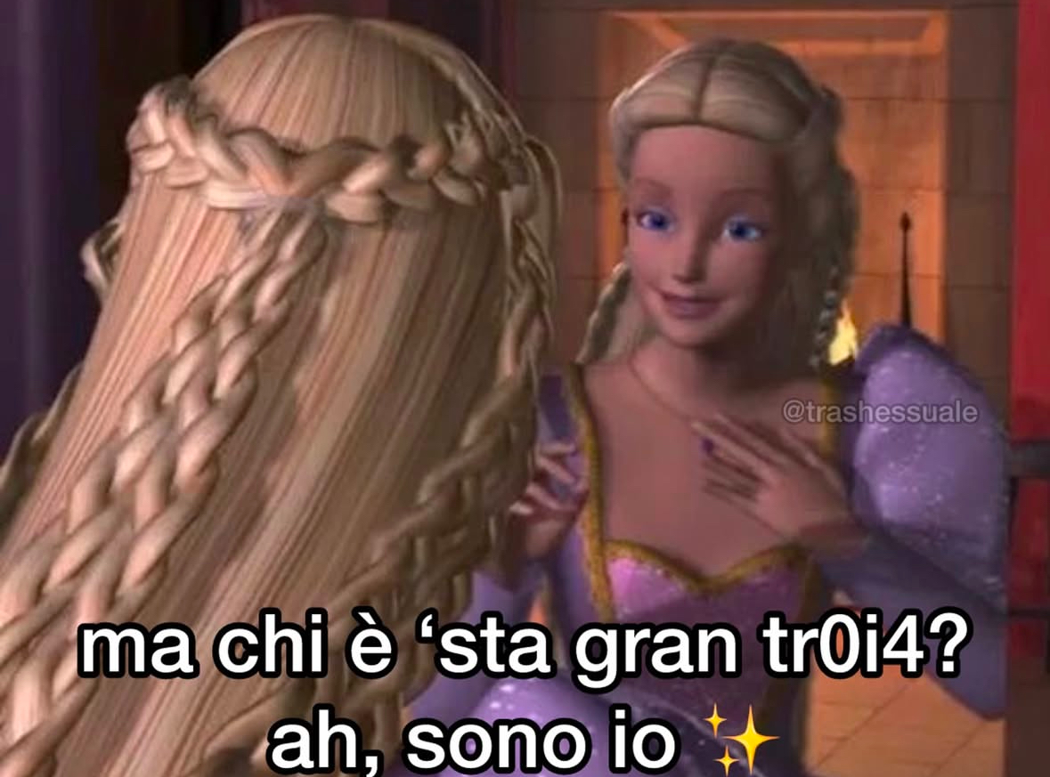 Divento una tr*ia per