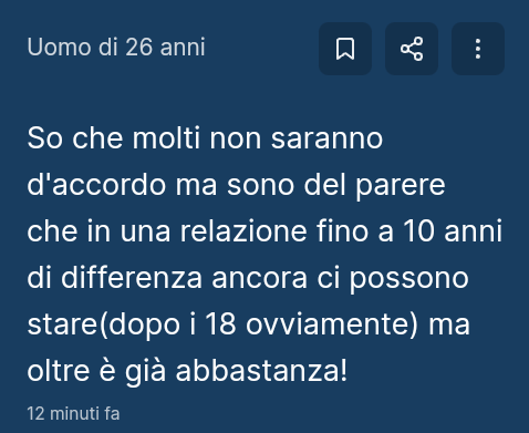 Può darsi ma secondo me la maturità mentale conta di più