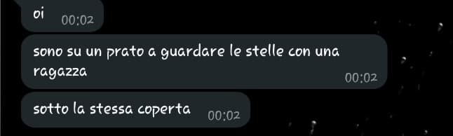 è sbagliato se questi messaggi del mio