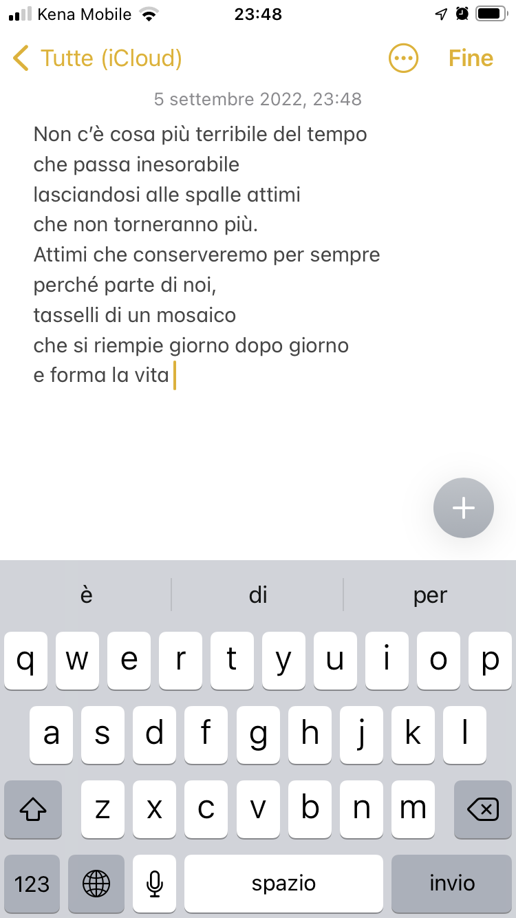 ma secondo voi questa cosa che ho scritto ha senso? mi è venuta in mente così per caso ahaha