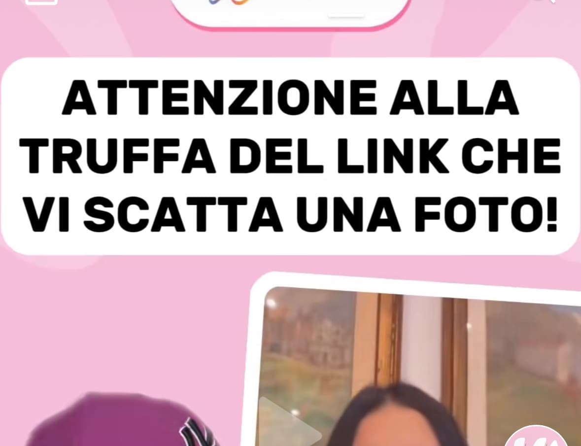 LO SAPEVO, questo è il motivo per cui quando vedo un link nascondo la fotocamera, esagero ma mi sono sempre immaginata una roba simile