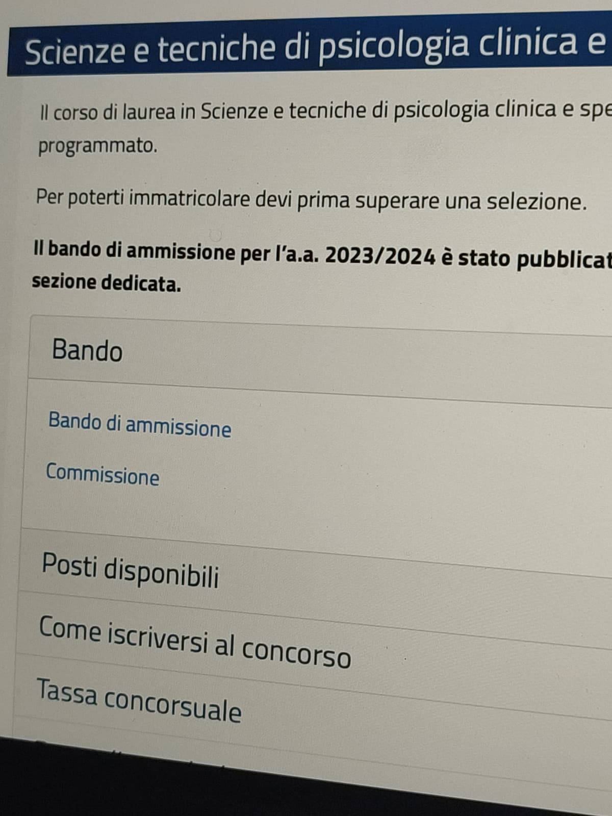 Non riesco a capire come ci si candida per fare il test d'ingresso. Che poi la faccio qui in caso non mi pigliano in Albania o comunque non riesco ad imparare a leggere in modo fluido prima che inizi