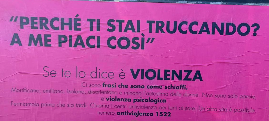 "hai visto le chiavi della macchina?" se te lo dice è violenza.