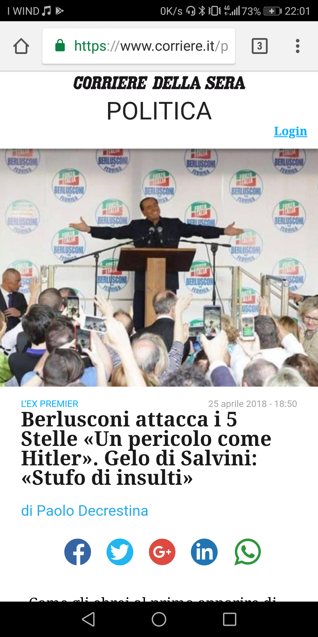 Politica italiana in a nutshell 