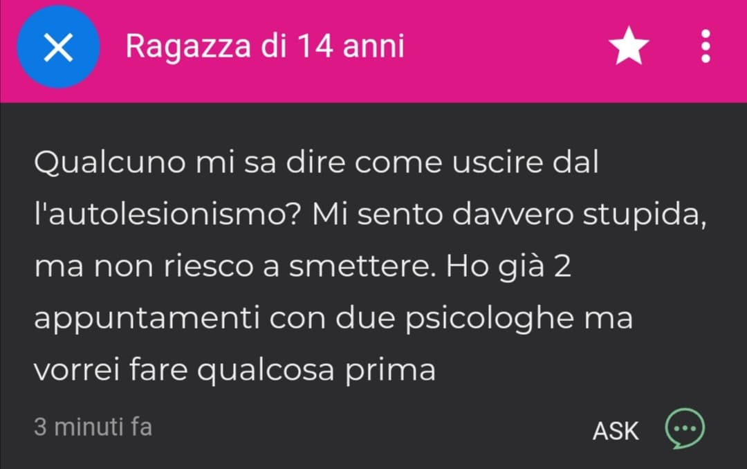 Sì, e poi è il sito che è una merda eh, non le persone.
