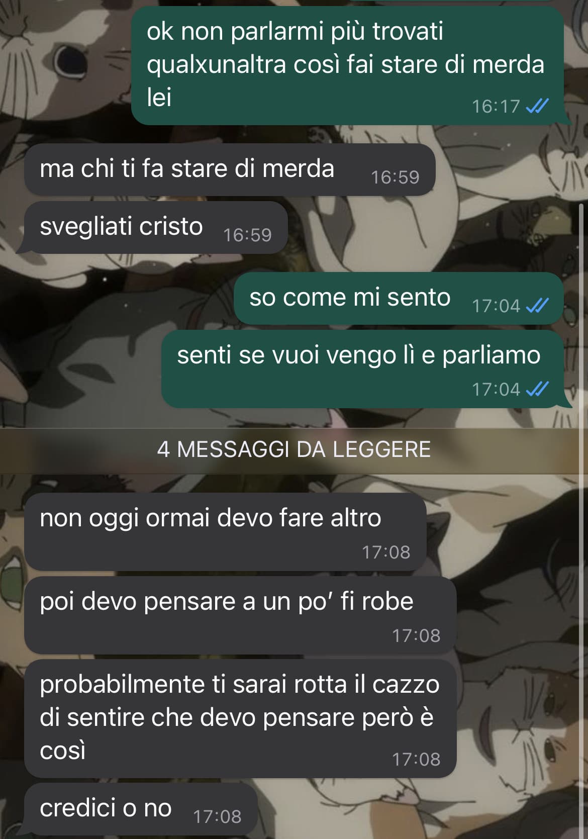 uomini con complessi di inferiorità scaricheranno le loro insicurezze su di voi cercando di controllarvi e facendoci sentire una merda 