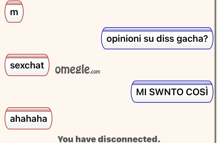 Omegle signori, Omegle.