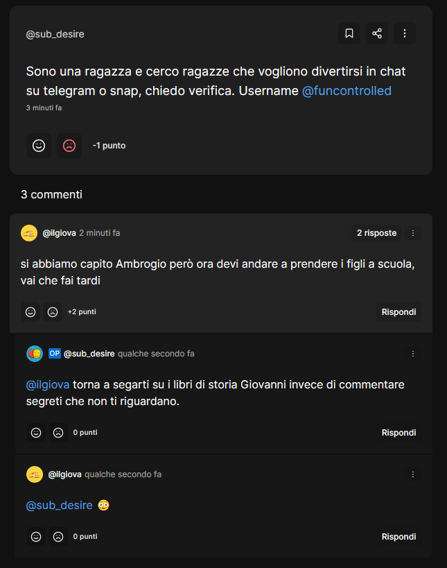 la gente non sta bene