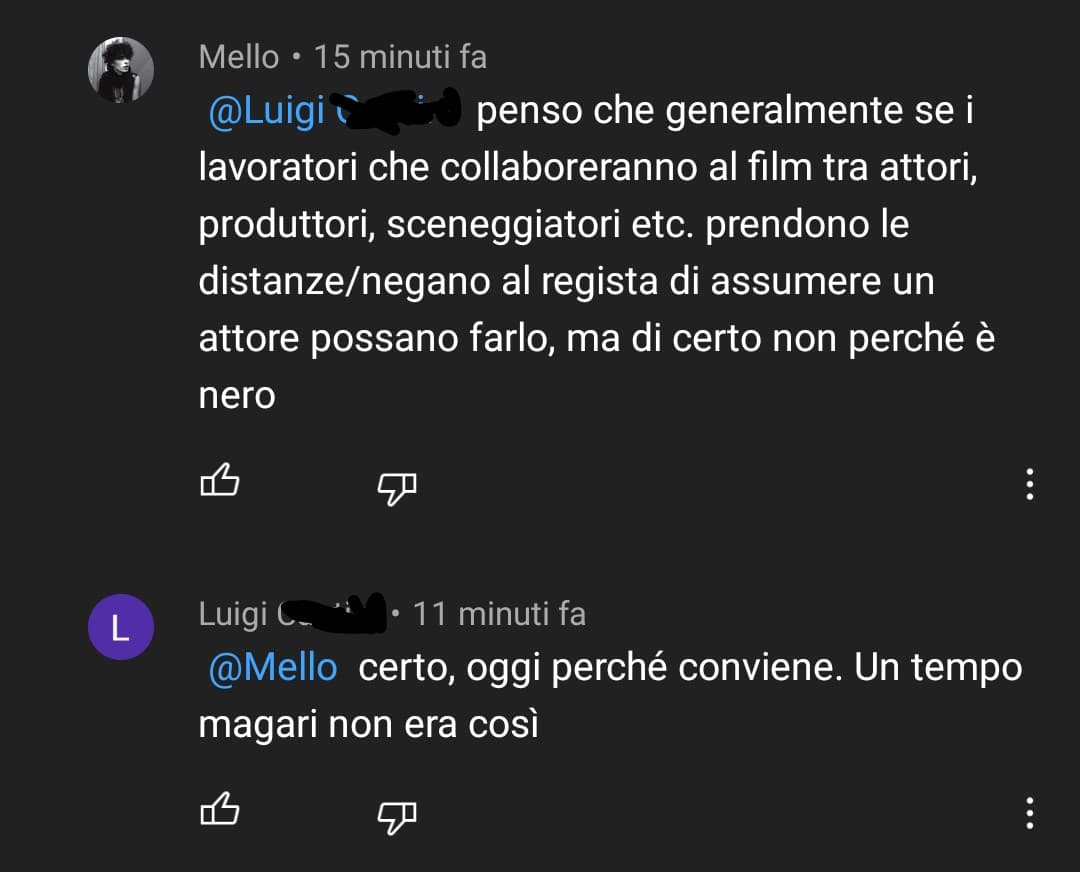 Luigi, sei sicuro perché convenga? non sarà mica che dire a qualcuno "no scusa non ti assumo perché sei nero" sia imbarazzante? e anche abbastanza razzista? non sarà mica che un tempo lo schiavismo e l'apartheid erano considerati giusti? 