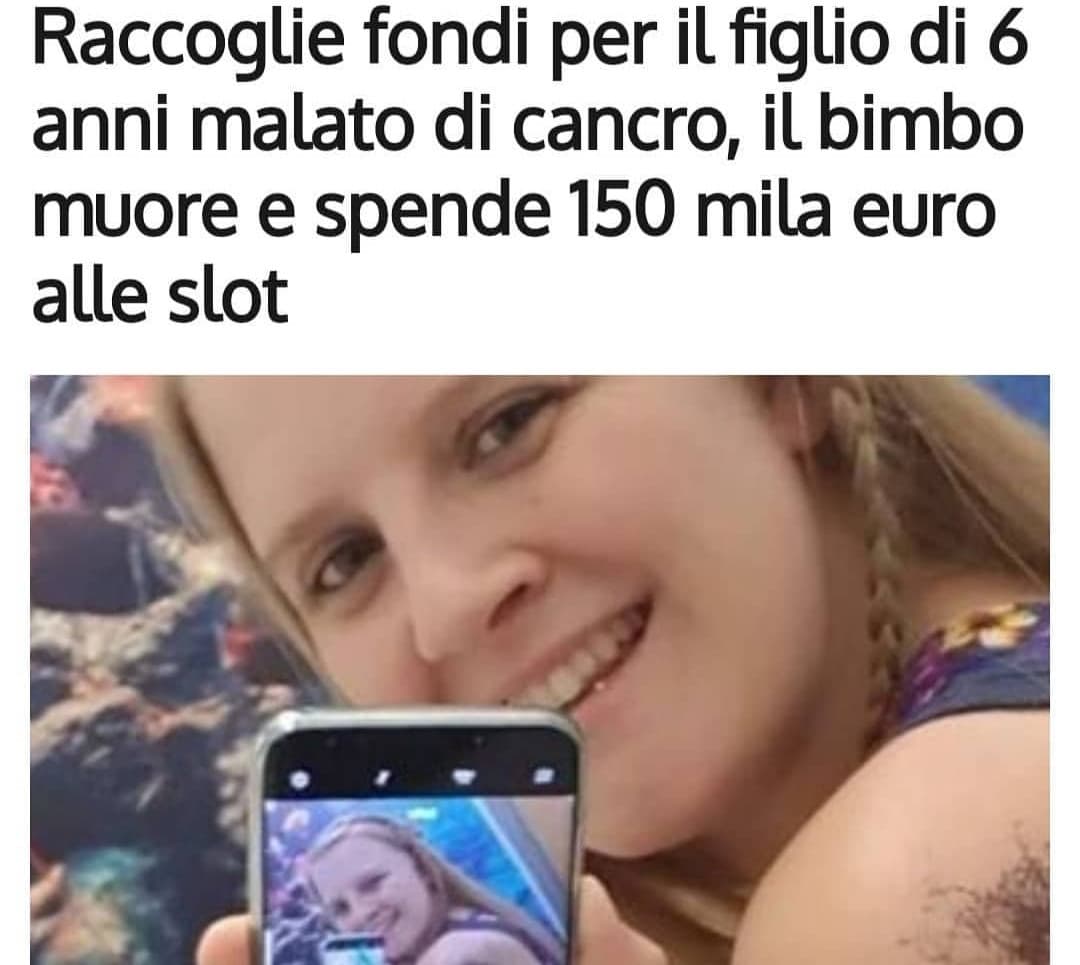 Molto depressa per la morte del figlio eh 