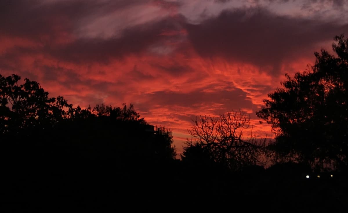 direi che l'inverno è tornato, mi godo questi ultimi cieli stellati, con i lampi del temporale all'orizzonte