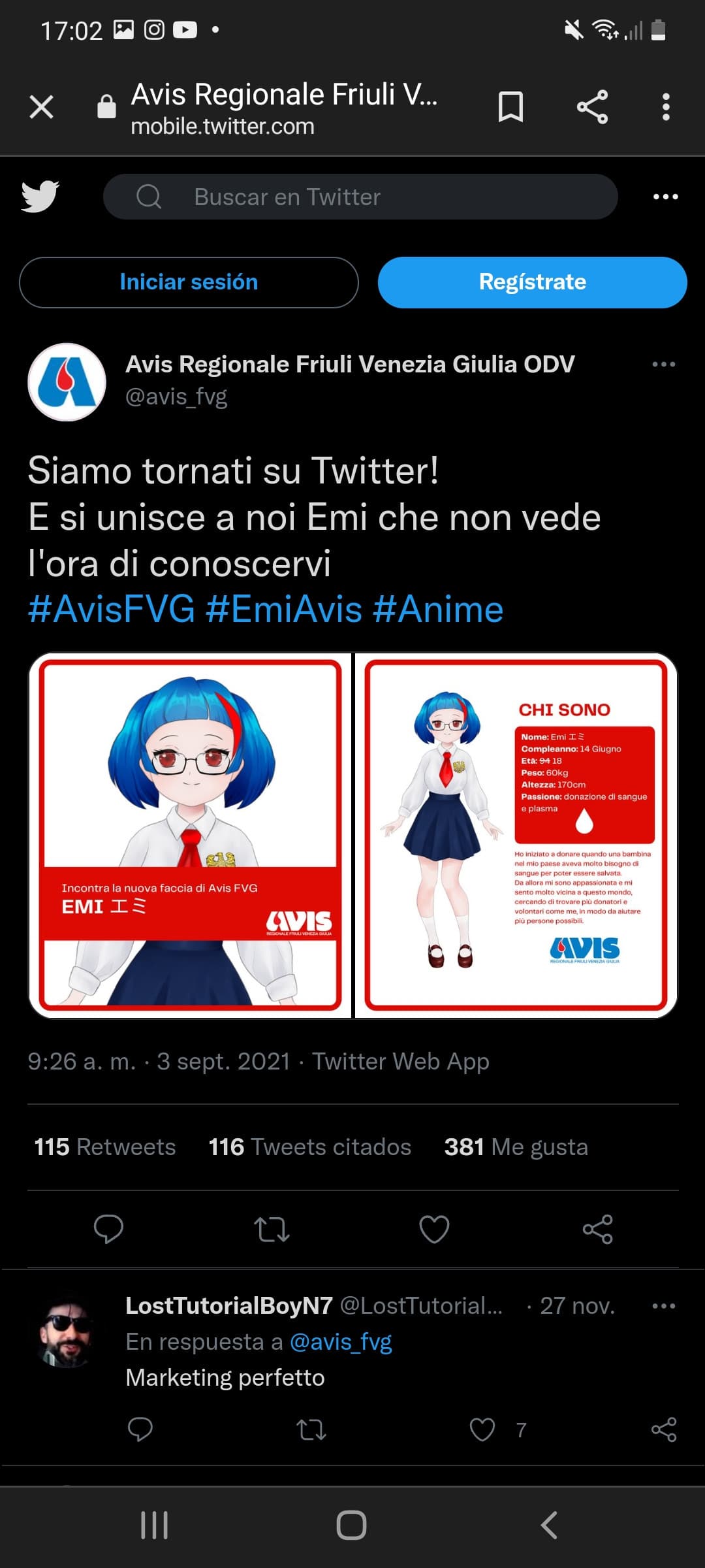 Avis-chan (avevo questa immagine sul cell dall'alba dei tempi)