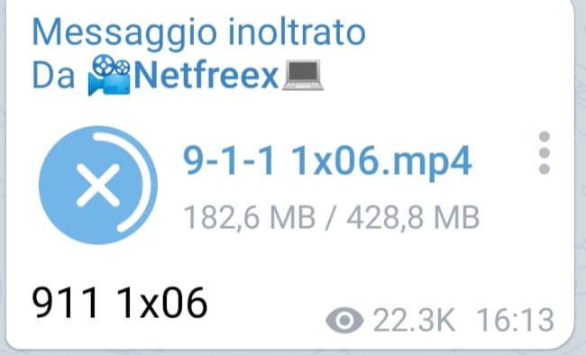 Che bello avere una connessione di merda che ci mette 5 anni per scaricare un episodio. 