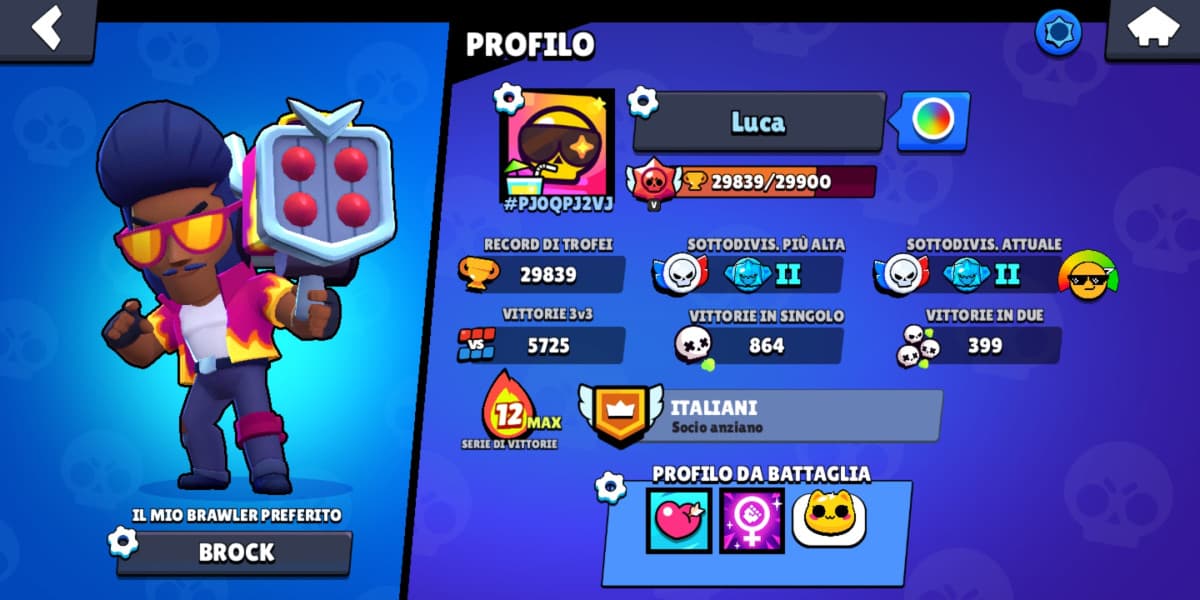 Il mio profilo Brawl