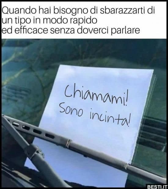 Ahahahahahah che idea 