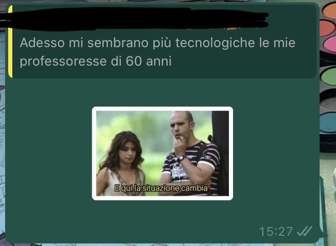 LA QUARANTENA CI FA MALE... (forse)