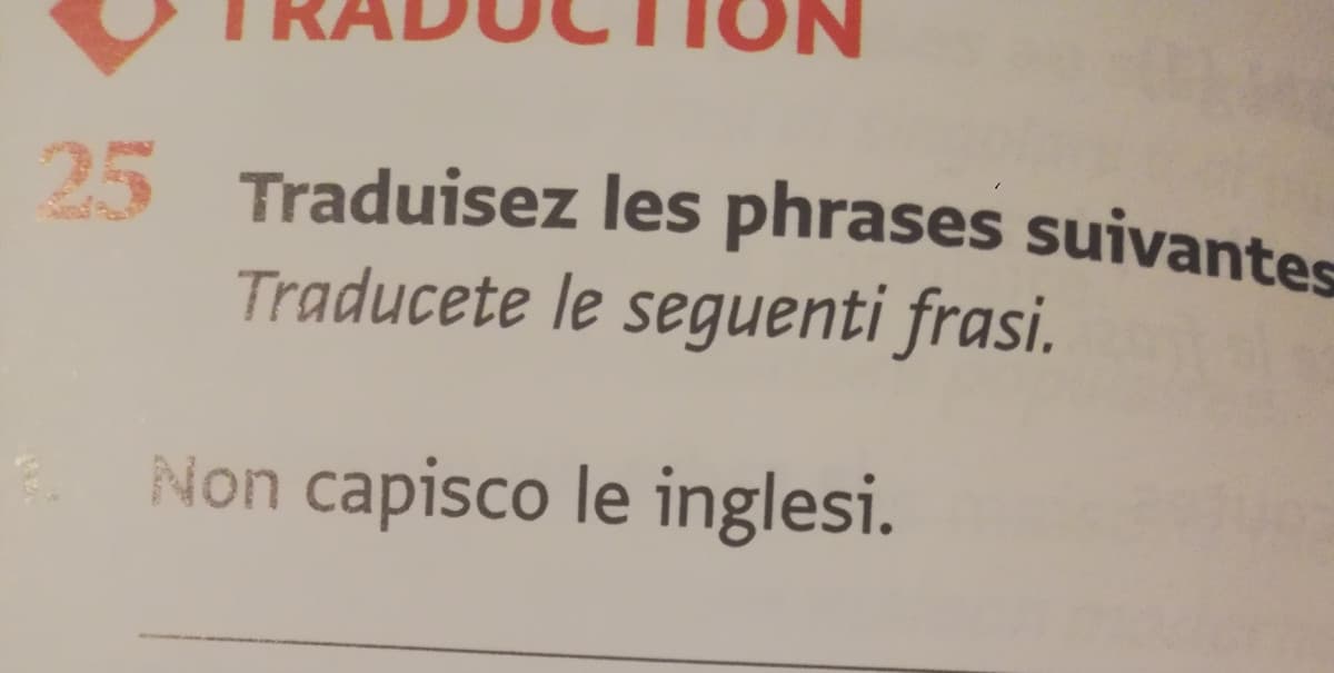 il bro che ha scritto il mio libro di francese non capiva le inglesi :(