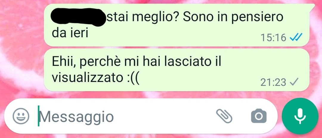 La devo smettere di preoccuparmi delle persone...