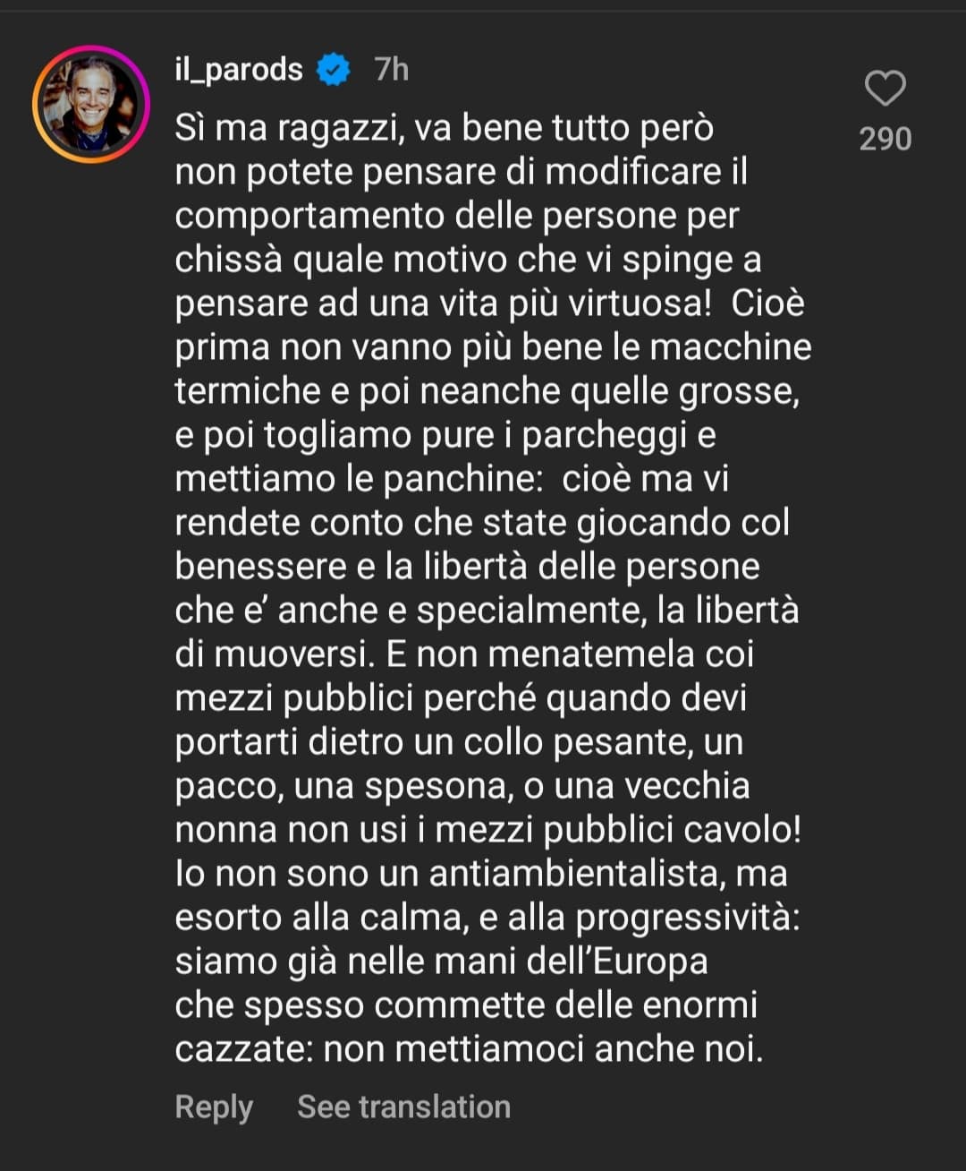 Il grandissimo Parodi come sempre all'attacco