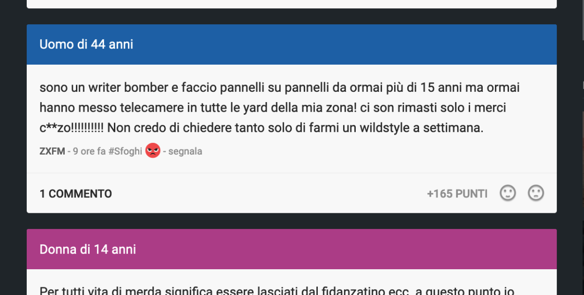 insegreto aveva già le faccine in passato 