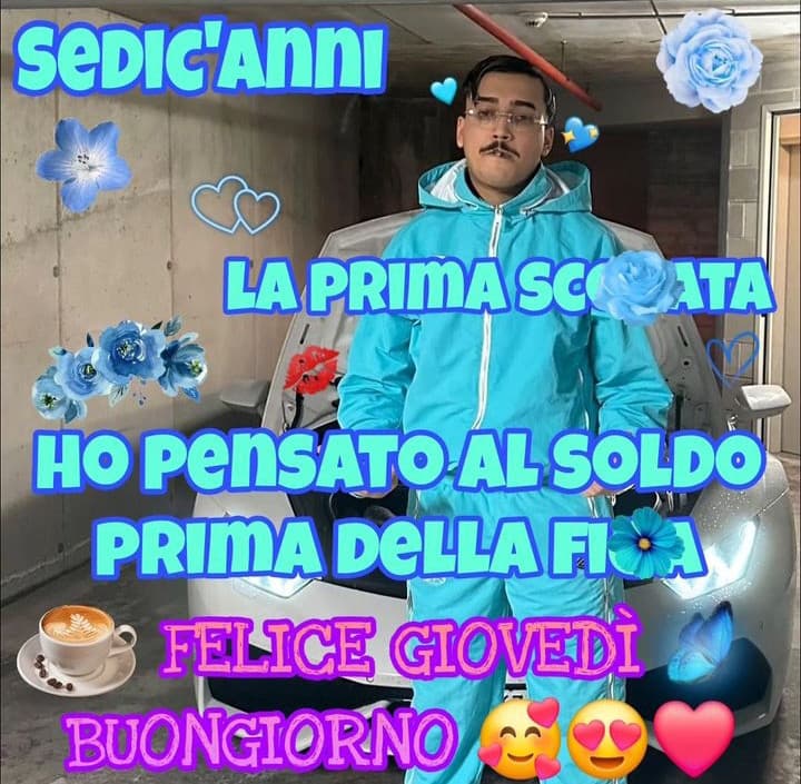 avete passato un felice giovedì spero👍