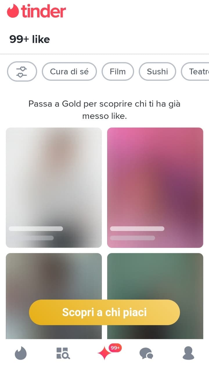 Ma io mi dissocio, ho fatto l'account oggi pomeriggio, messo tre foto fatte malissimo e a caso e ho già superato i 99 like, la gente sta male, però mi alza l'autostima ahahah