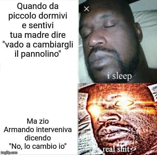 No...zio Armando no...