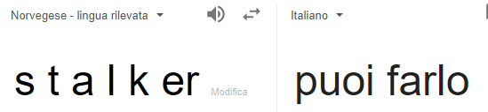 Grazie google per l'informazione...