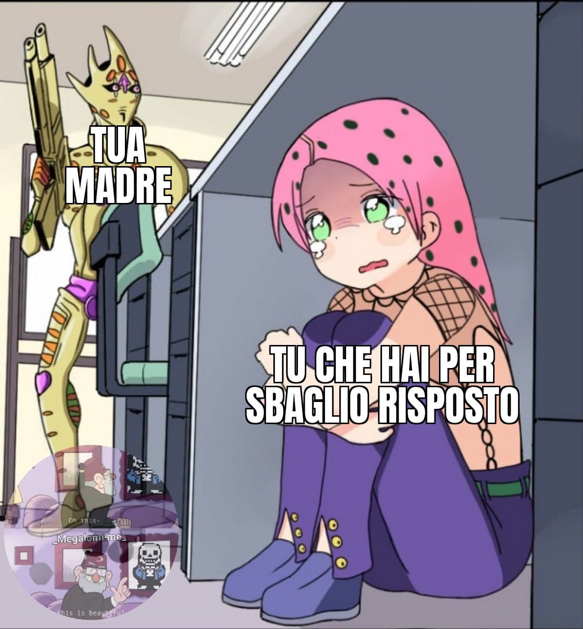 Mi piace questa versione di jojo della meme